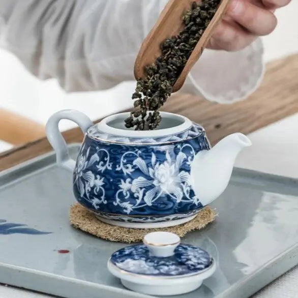 Théière Chinoise | Bleu d'infusion