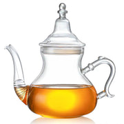 Théière Marocaine en Verre | Clarté d'Ambre