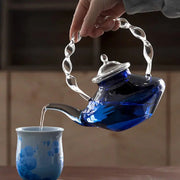 Théière en Verre | Goutte de Saphir