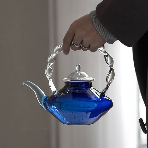 Théière en Verre | Goutte de Saphir