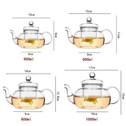 Théière en Verre |  400ML - 1L