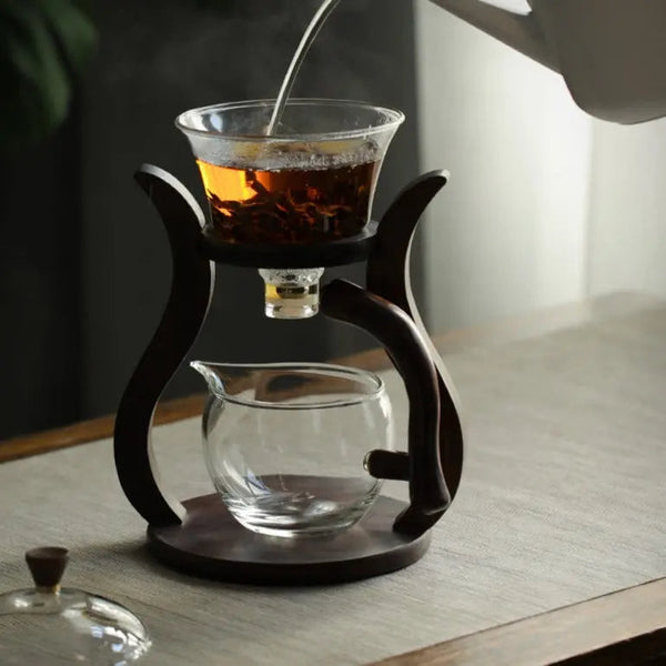Théière | Verre et Bois