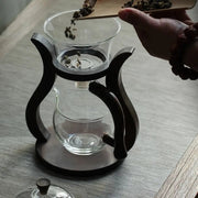 Théière | Verre et Bois